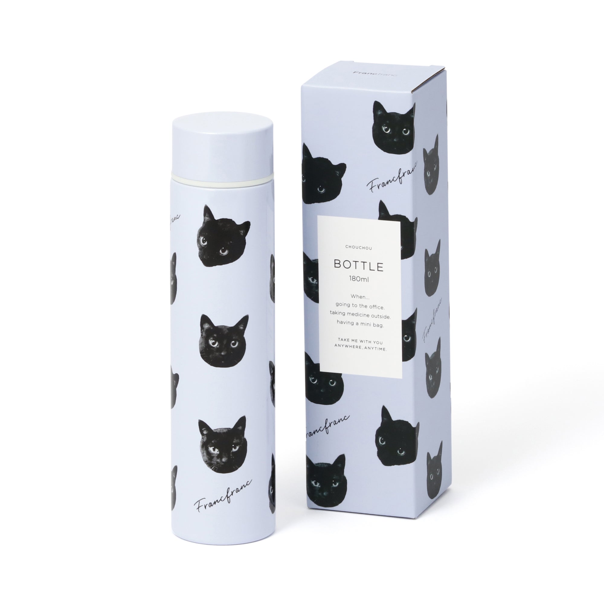 Francfranc(フランフラン) シュシュ ボトル 180ml キャット