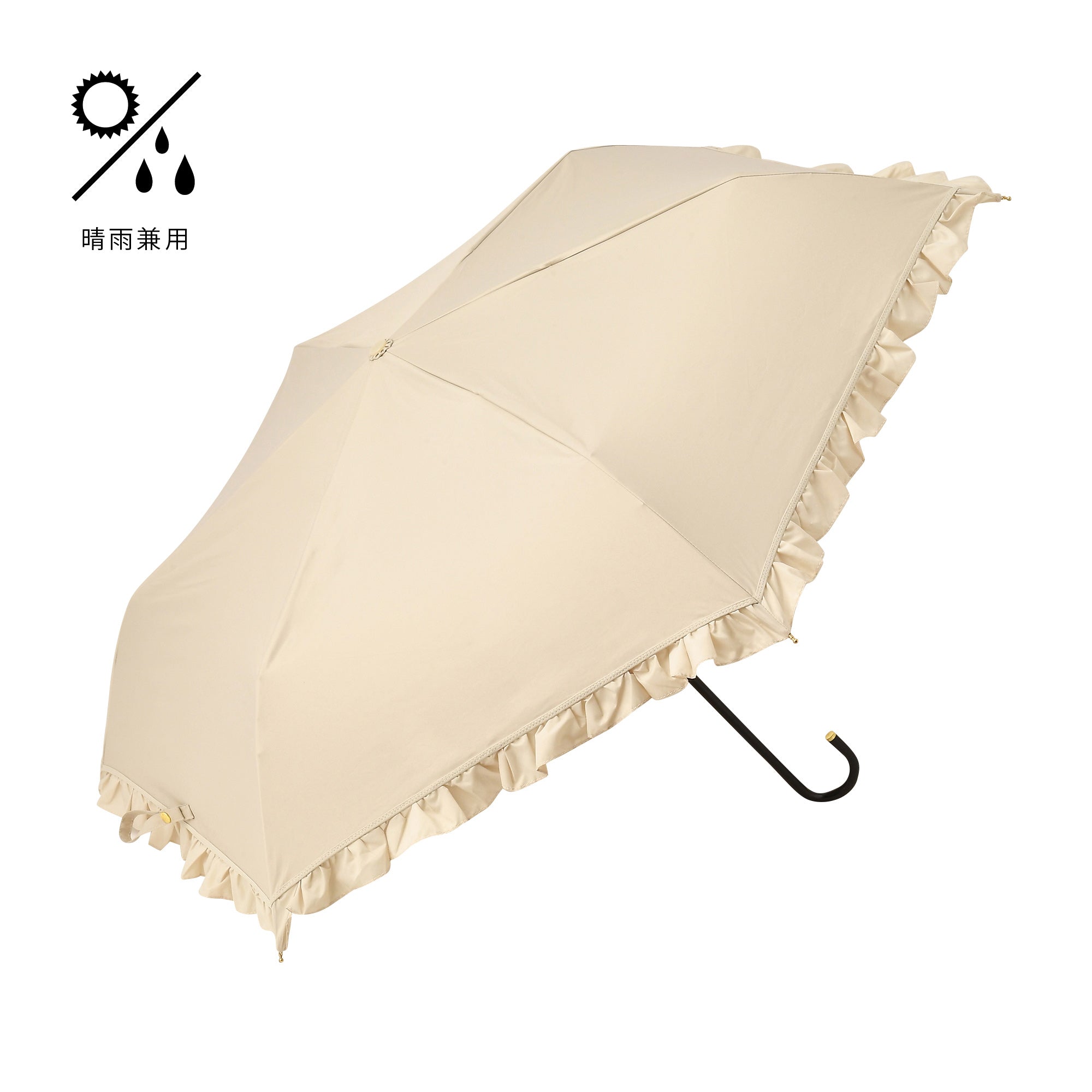 Mukii FOLDING UMBRELLA ベージュ Mukii 日傘2025