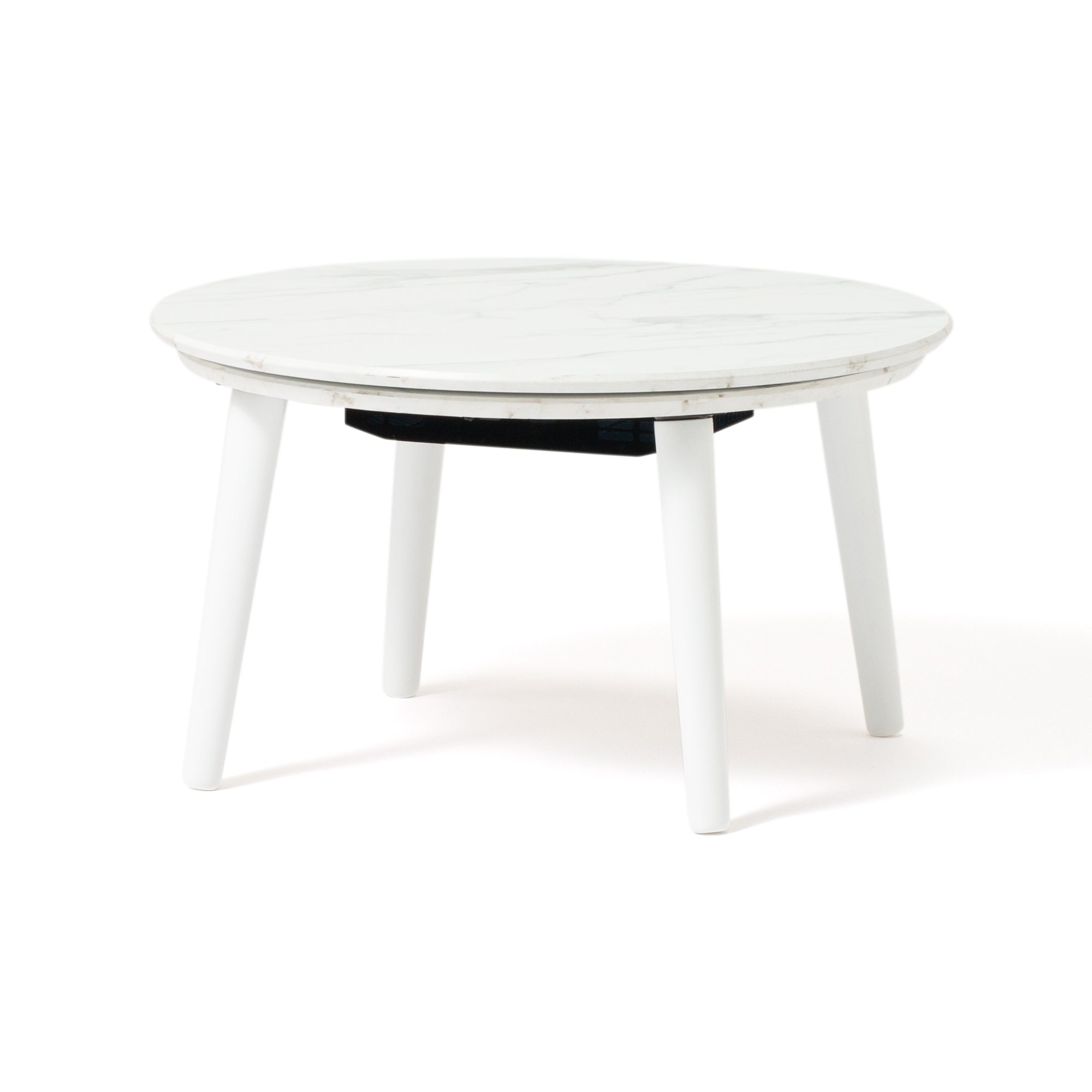 フランフラン カルム こたつテーブル ラウンド φ650 ホワイト Francfranc(フランフラン) カルム こたつテーブル ラウンド φ650