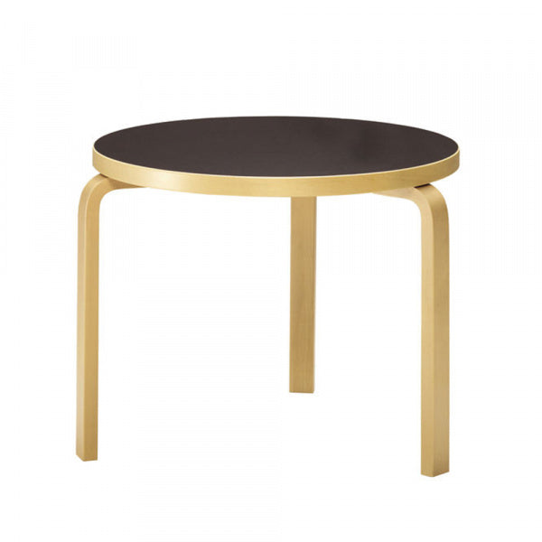 【送料無料（一部地域を除く）】 LOW (アルテック) Artek TABLE ブラックリノリウム｜SEMPRE 90B ダイニングテーブル