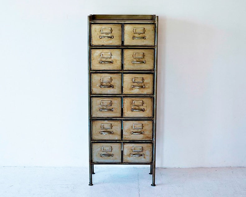 ジャーナルスタンダードファニチャー　チェスト　ギデル　12ドロワーチェスト JOURNAL STANDARD FURNITURE GUIDEL 12 DRAWERS CHEST WIDE