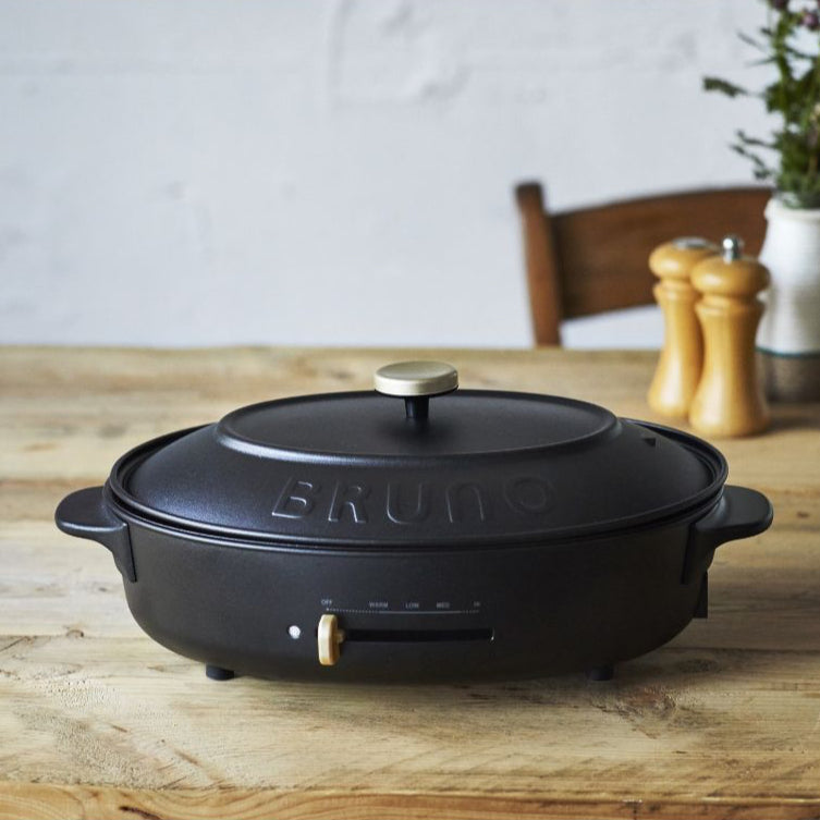 BRUNO(ブルーノ) Oval Hot Plate Black - MIRUMU