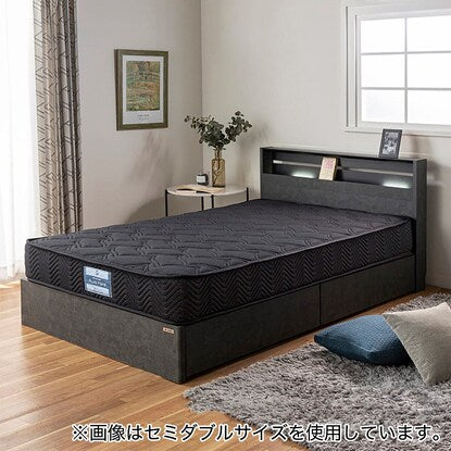 ニトリ(NITORI) シングルベッドフレーム（GH 引出し付き BK） - MIRUMU