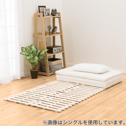 ニトリ　すのこセミダブルベッド（ソルバ4/マットレス用） ニトリ すのこセミダブルベッド（ソルバ4/マットレス用） - MIRUMU