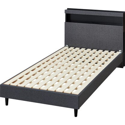 【未組立】ニトリ　シングル　棚付きすのこベッド（グレー） セミシングル 棚付きすのこベッド (MRS BR) | ニトリネット【公式