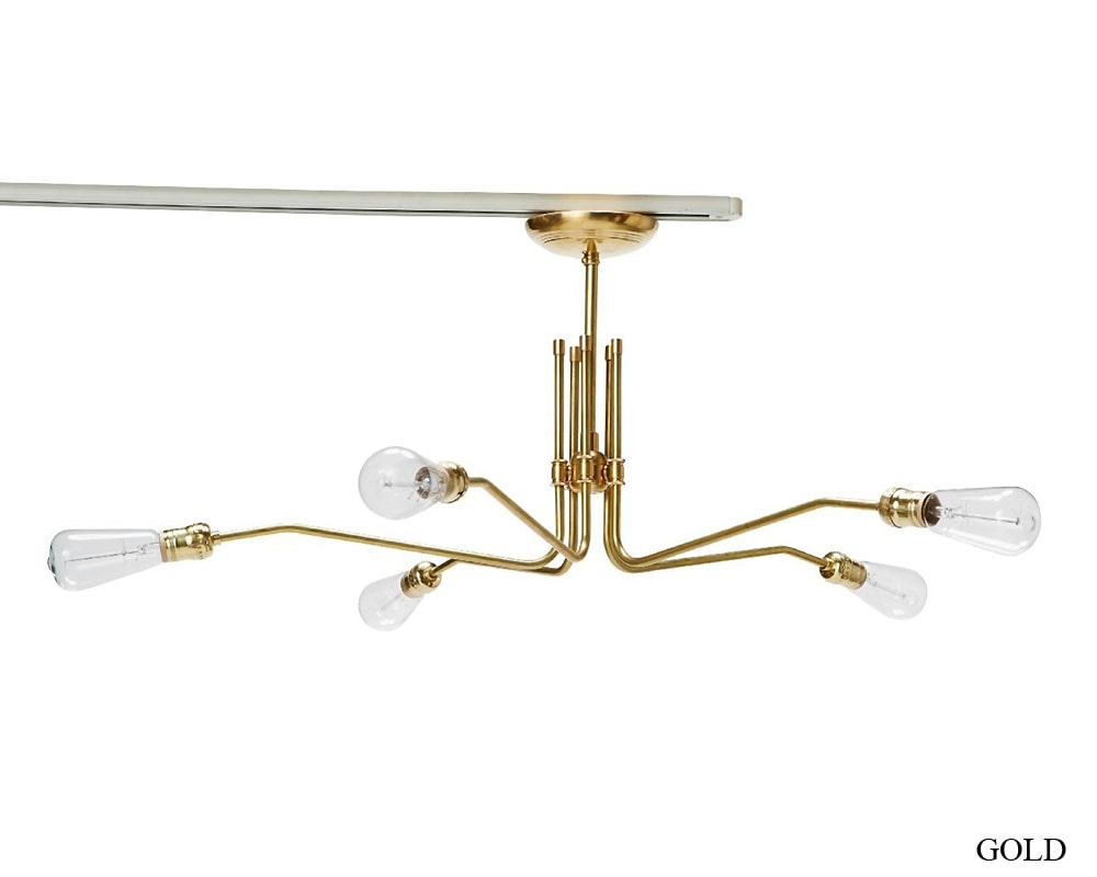 ACME Furniture(アクメファニチャー) Solid Brass Lamp Long 5ARM