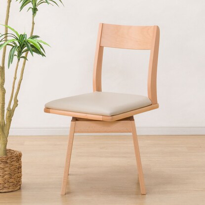 【美品】ニトリ 回転式 ダイニング チェア ニトリ 回転式ダイニングチェア(サンデー 回転 WW/GR) 食卓椅子