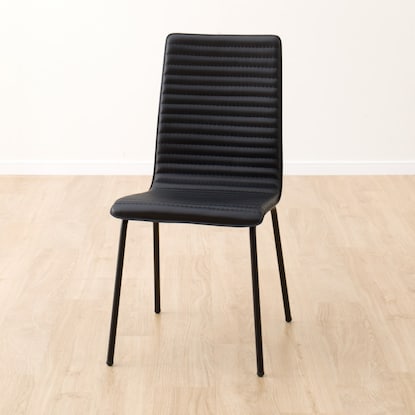 ニトリ ダイニングチェア　黒 クーボ3 PVC BK 2脚セット ニトリ ダイニングチェア（クーボ3 PVC BK） - MIRUMU