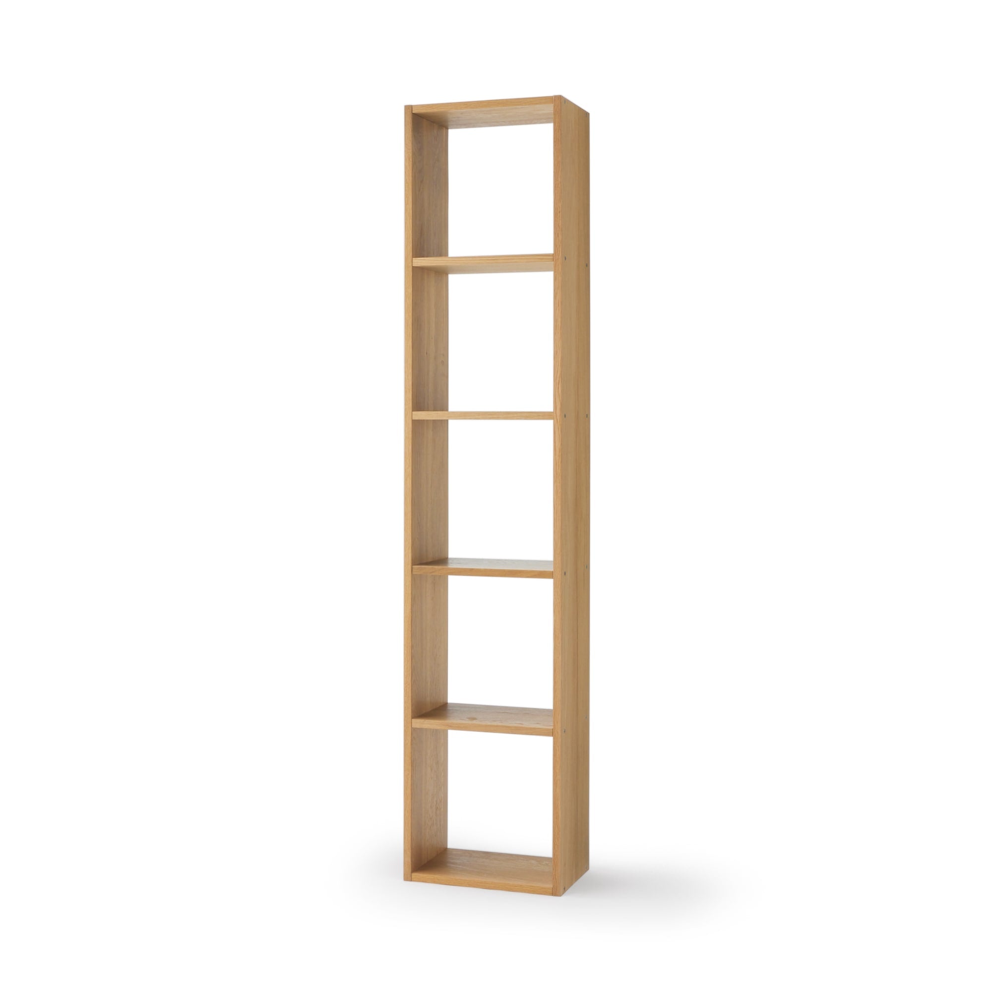 無印良品(MUJI) スタッキングシェルフ・5段・オーク材 - ミルム