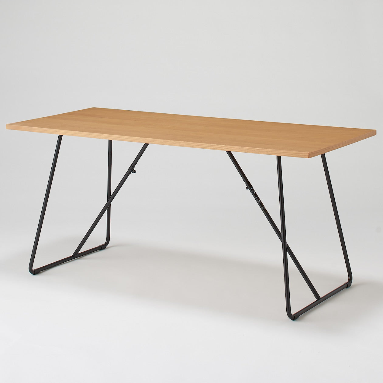 無印良品(MUJI) Folding table, oak, width 160cm - MIRUMU