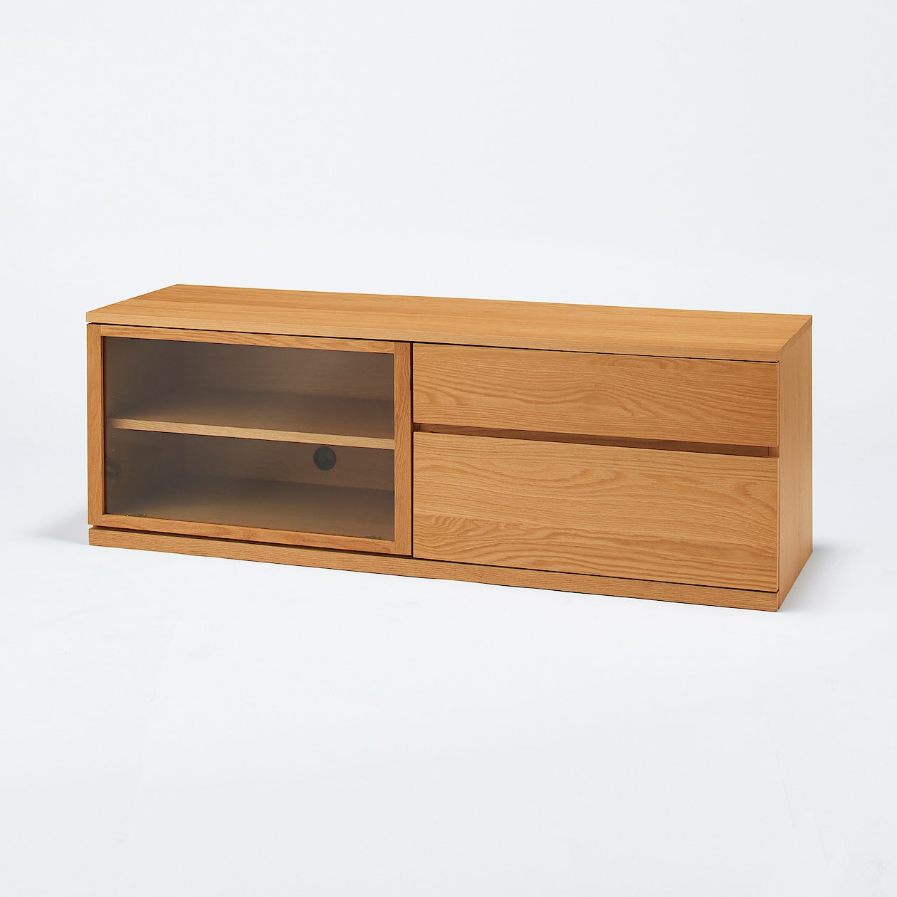 無印良品(MUJI) 木製AVラック・オーク材 150cm - MIRUMU