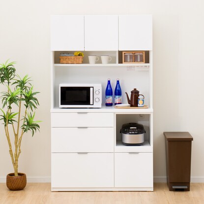 ニトリキッチンボード幅105cm ニトリ 幅105cm キッチンボード(シナモ105 WH) レンジボード