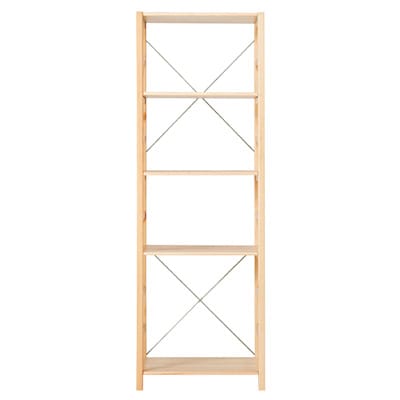 無印良品(MUJI) パイン材ユニットシェルフ・58cm幅・大 - MIRUMU