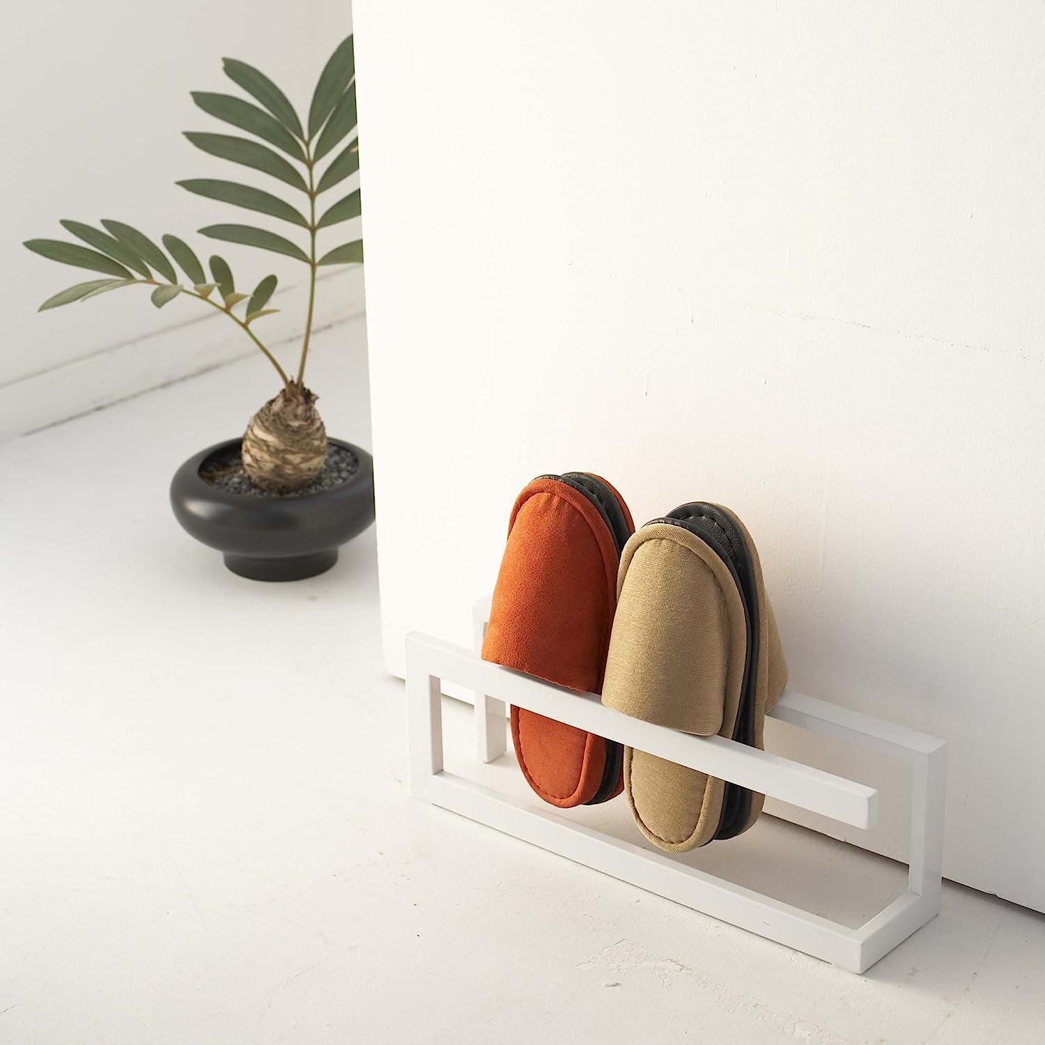 美品　KUROTETSU SLIPPER クロテツ　スリッパラック　杉山製作所 杉山製作所 KUROTETSU SLIPPER RACK / すぎやませいさくしょ