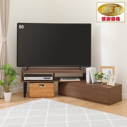 超人気！テレビ台 ローボード 伸縮自由 幅93～172cm NATURAL Amazon｜伸縮可能L字テレビ台 ロータイプ 幅93～172cm調整可能 北欧風