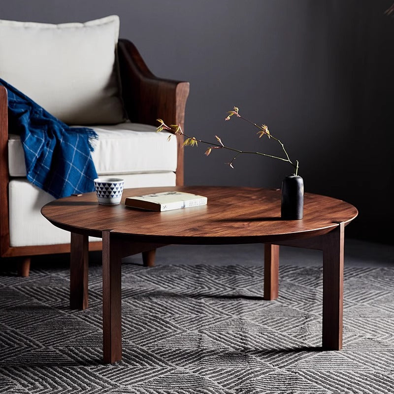 CAGUUU(カグー) Wooden Japanese style round table ｜CAGUUU(カグー