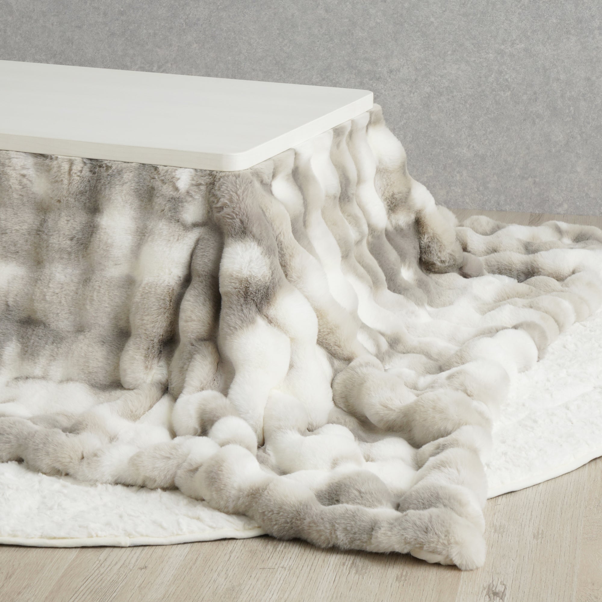 Francfranc カルムテーブルこたつ ホワイト Francfranc - Francfranc カルム こたつテーブル ホワイトの通販