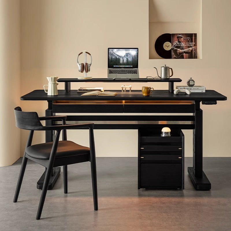 CAGUUU(カグー) ホワイトアッシュ材 電動昇降デスク ｜CAGUUU(カグー