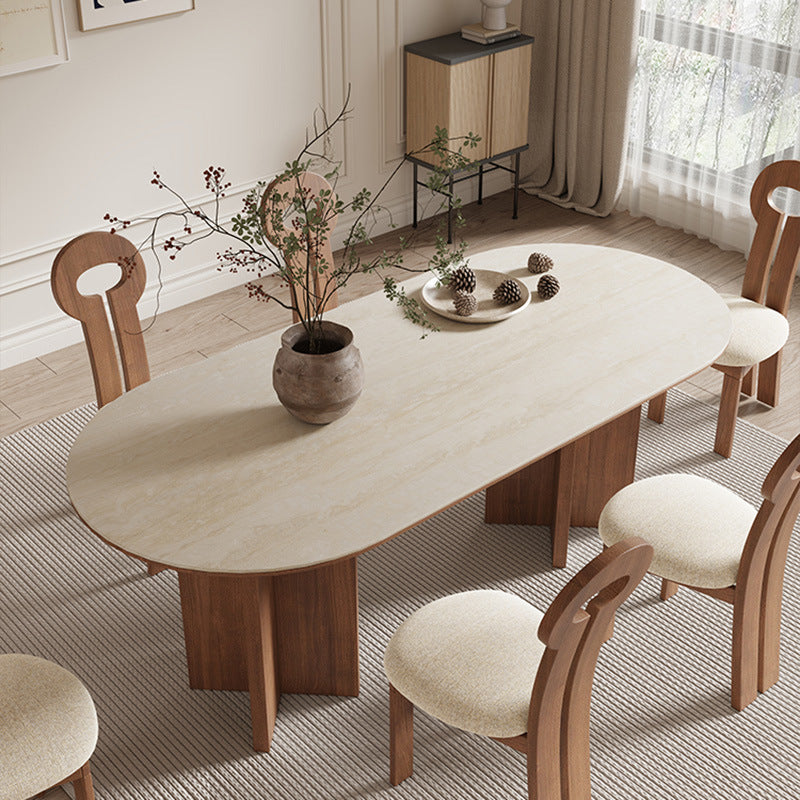 CAGUUU(カグー) トラバーチンダイニングテーブル ｜CAGUUU