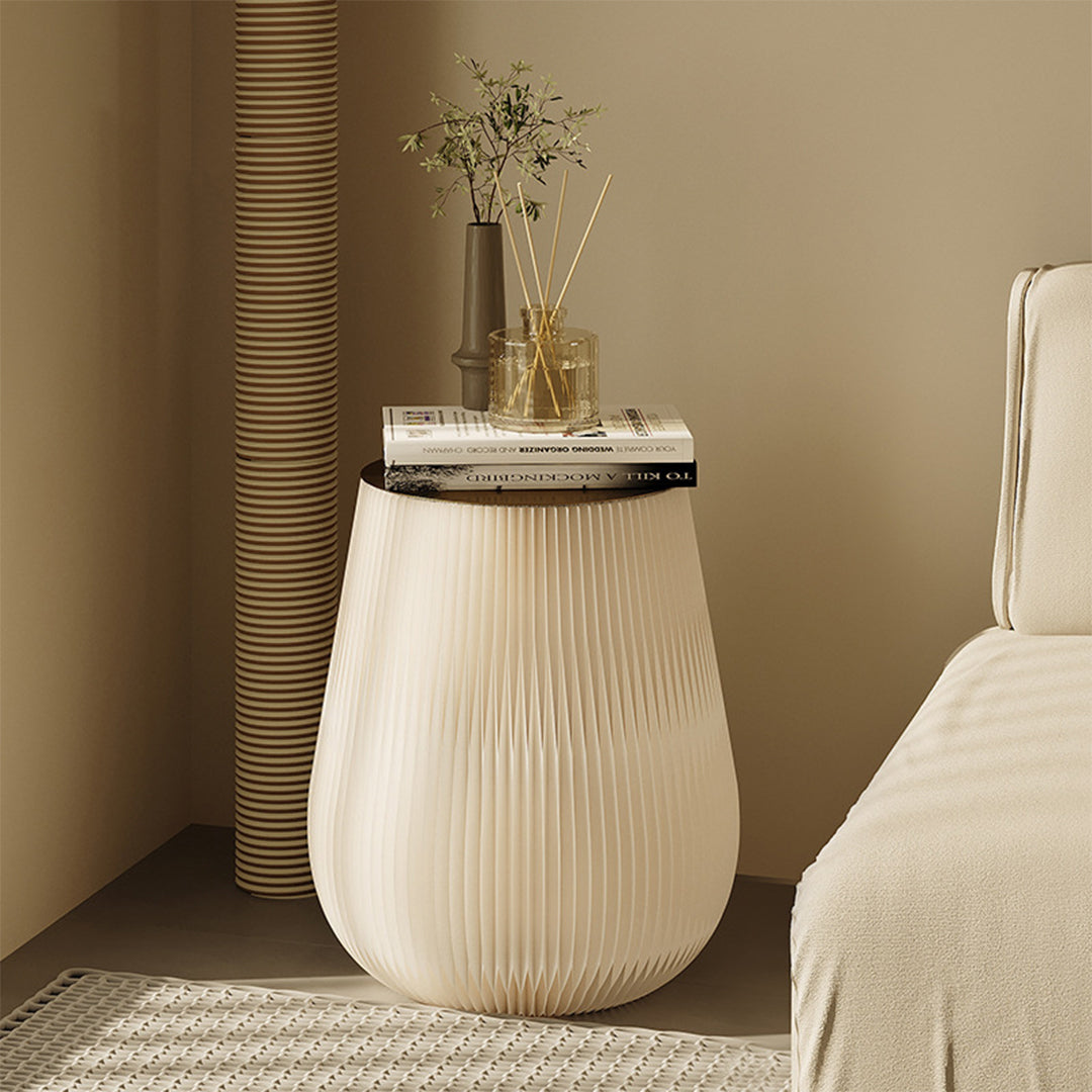 CAGUUU(カグー) ドラム型 クラフト紙サイドテーブル ｜CAGUUU(カグー