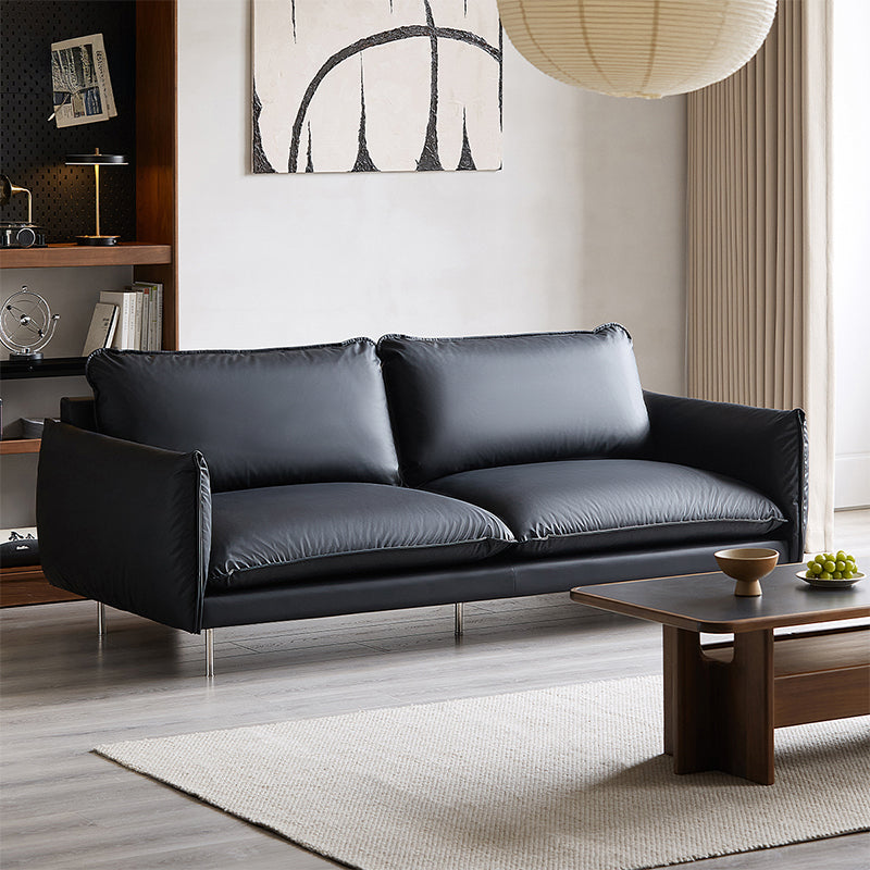 美品 フェイクレザーソファ CAGUUU(カグー) フェイクレザーリビングソファ ｜CAGUUU(カグー