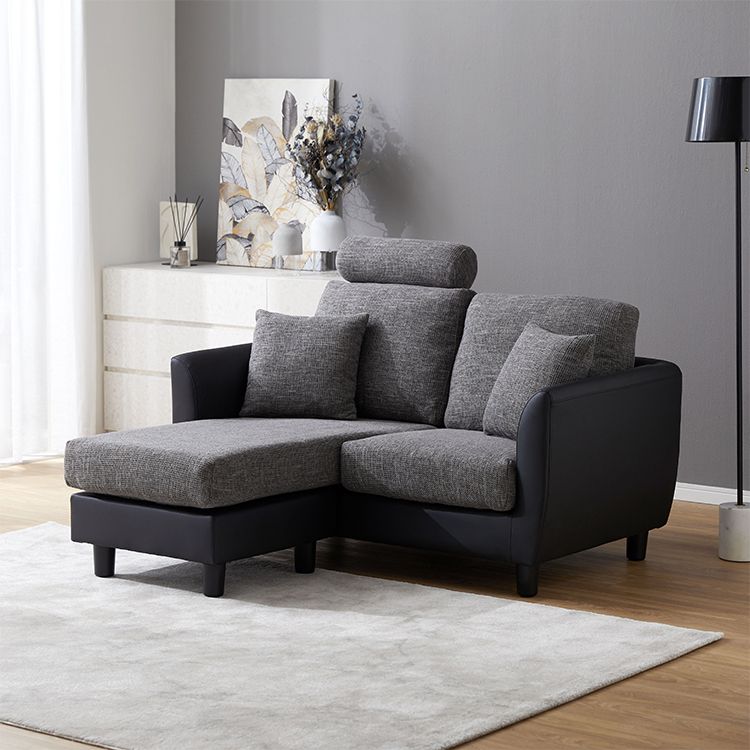 LOWYA(ロウヤ) 2人掛けカウチソファ ハイバックソファ - ミルム