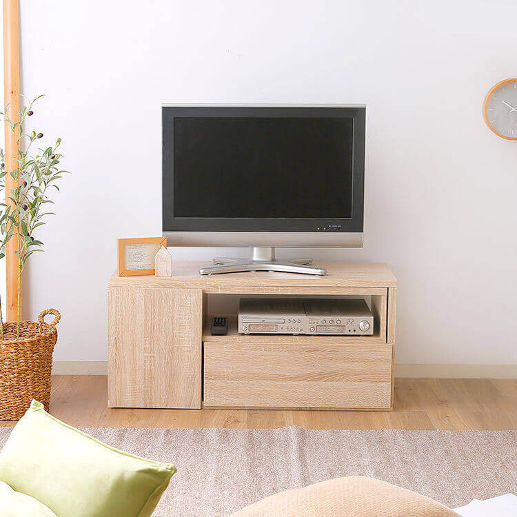 テレビ台 コーナー伸縮テレビ台 37V型対応 木製 角度調節可能  LOWYA LOWYA(ロウヤ) テレビ台 コーナー伸縮テレビ台 37V型対応 木製 角度