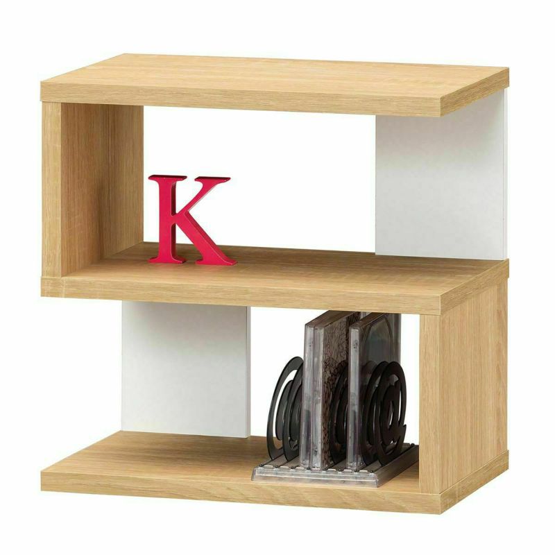 Mini rack, S-shaped, width 36cm, height 36cm, natural brown, can be placed horizontally, back is finished