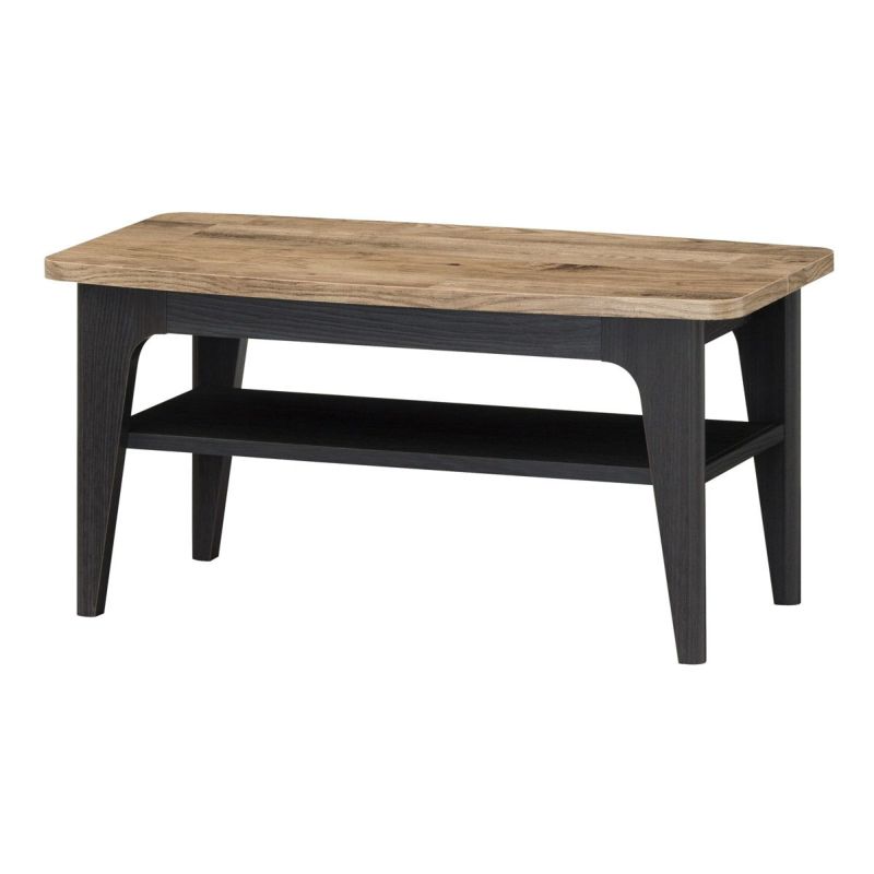 Low table width 80cm height 39cm brown black center table desk