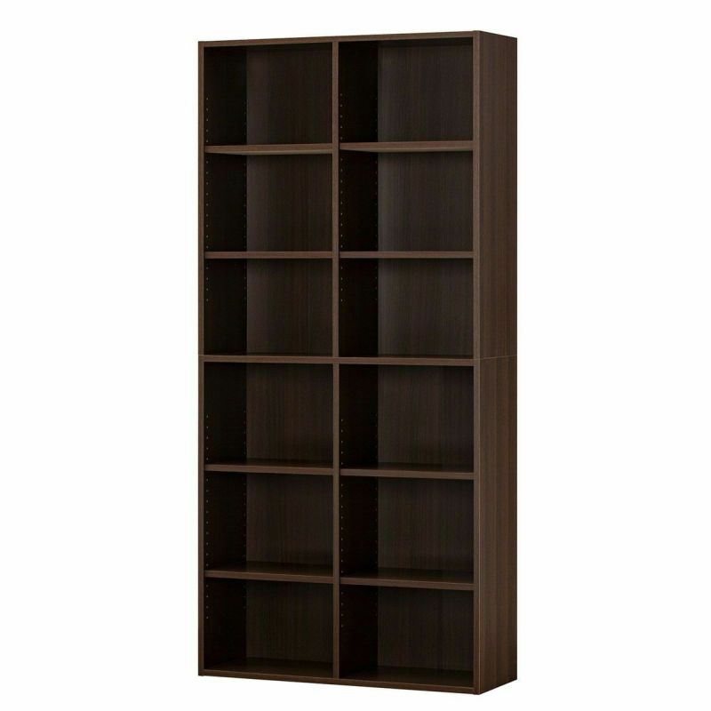 Free rack, width 86cm, height 180cm, dark brown, basic, bookshelf, shelf