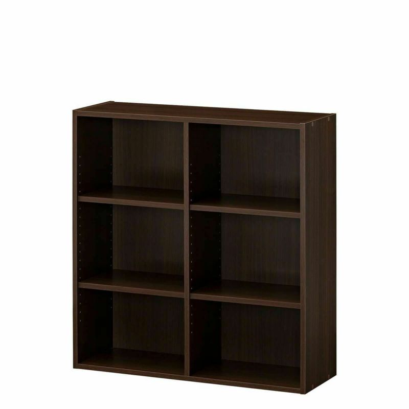 Free rack, width 86cm, height 90cm, dark brown, basic, bookshelf, shelf