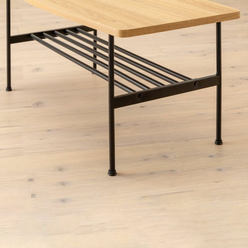 Low table width 80cm height 38cm natural brown center table desk