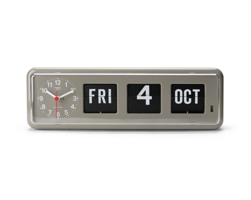 Calender Clock BQ-38 Gray トゥエンコBQ-38 グレー