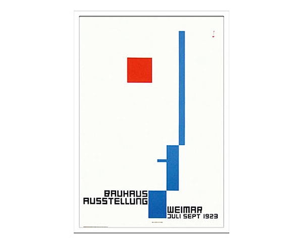 Bauhaus Welmar Ausstellung 1923 ポスター E