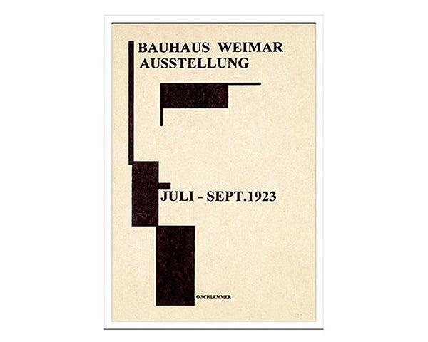 Bauhaus Welmar Ausstellung 1923 ポスター F