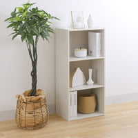 SHIRAI STORE カラーボックス 3段 棚 幅42cm 高さ89cm ホワイト