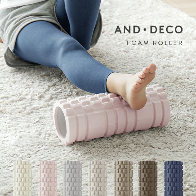 Yoga foam roller, available in 7 colors