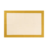 Olika LINEN FRAME RUG 90×130 イエロー