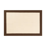 Olika LINEN FRAME RUG 90×130 ブラウン