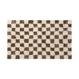 Morocco CHECKER RUG 90×130 ブラウン