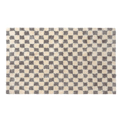 Morocco CHECKER RUG 140×200 グレー
