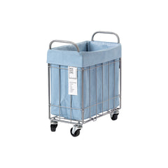 FOLDING LAUNDRY SQUARE BASKET with CASTER 28L SLIM