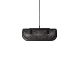 RATTAN PENDANT LAMP 2BULB ブラック