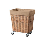 WILLOW LAUNDRY BASKET with CASTER 34L ベージュ
