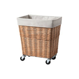 WILLOW LAUNDRY BASKET with CASTER 34L ホワイト