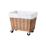 WILLOW LAUNDRY BASKET with CASTER 28L ホワイト
