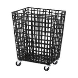 ROUGH KNIT LAUNDRY BASKET with CASTER 45L ブラック