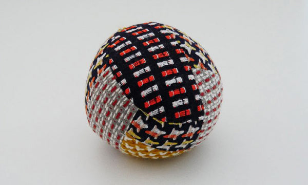 patchwork ball orange