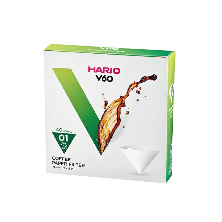 V60用ペーパーフィルター01W 40枚 個箱入り
