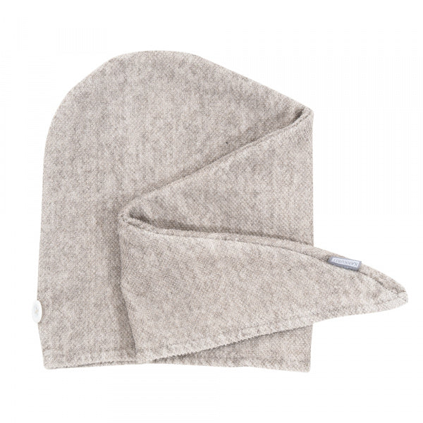 KIVI Hair Turban, White x Linen